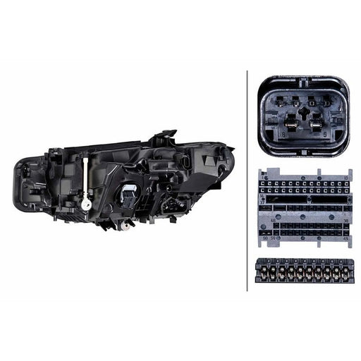Hella Headlight Headlamp LED Right 1LX 016 808-741