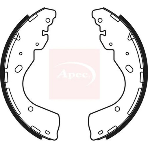 Apec Brake Shoe Set Axle Kit SHU795