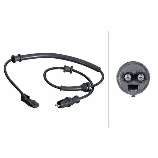 Hella ABS Wheel Speed Sensor Rear 6PU 358 251-031