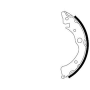 Mintex Brake Shoe Set Axle Kit MFR204