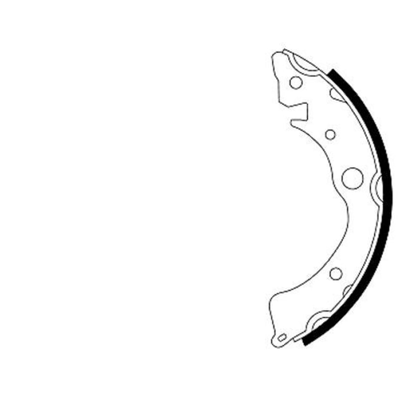 Textar Brake Shoe Set Axle Kit 91034700