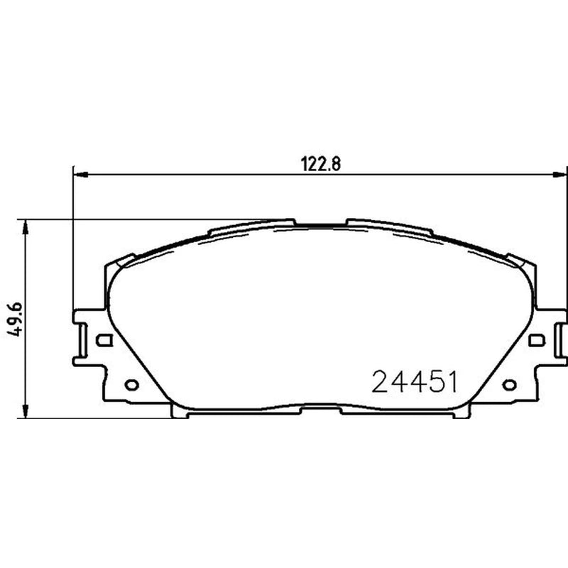 Mintex Front Brake Pad Set MDB3003