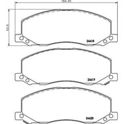 Mintex Front Brake Pad Set MDB2871