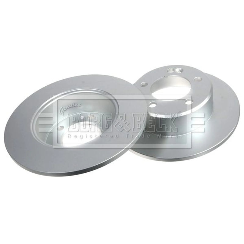 Borg & Beck 2 x Solid Rear Brake Discs BBD5165-x2