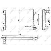 NRF Engine Radiator 50514