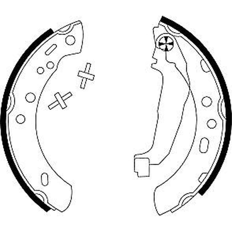 Mintex Brake Shoe Set Axle Kit MFR370