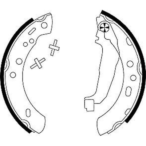 Mintex Brake Shoe Set Axle Kit MFR370
