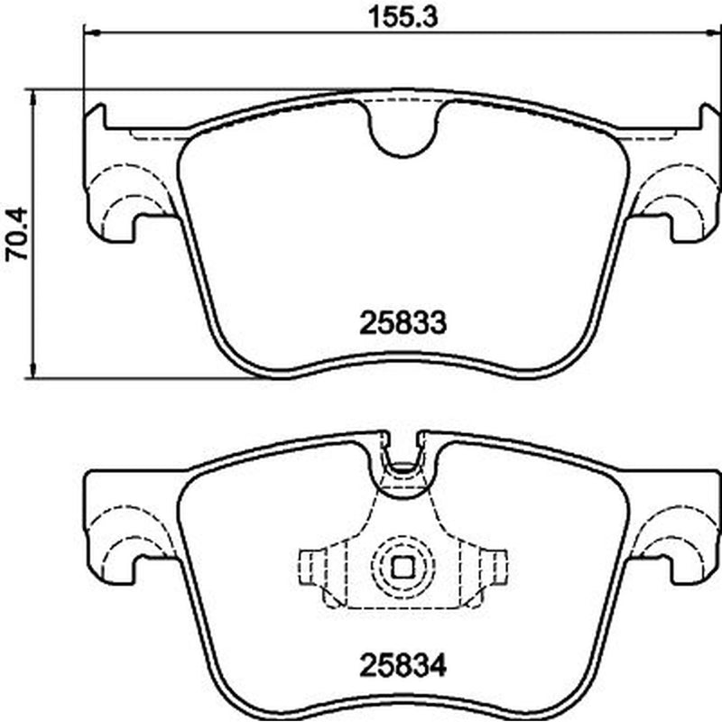 Mintex Front Brake Pad Set MDB3394