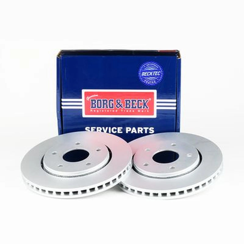 Borg & Beck 2 x Vented Front Brake Discs BBD5402