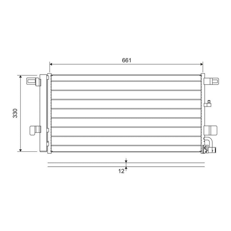 Valeo Air Conditioning Condenser 822650