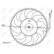 NRF Engine Cooling Fan 47071