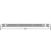 Borg & Beck Brake Hydraulic Hose Line inner BBH8439