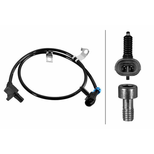 Hella ABS Wheel Speed Sensor Front 6PU 358 219-171