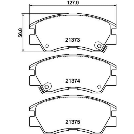 Mintex Front Brake Pad Set MDB1446