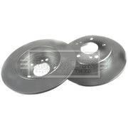 Borg & Beck 2 x Solid Rear Brake Discs BBD4094-x2