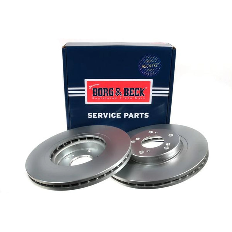Borg & Beck 2 x Vented Front Brake Discs BBD4741