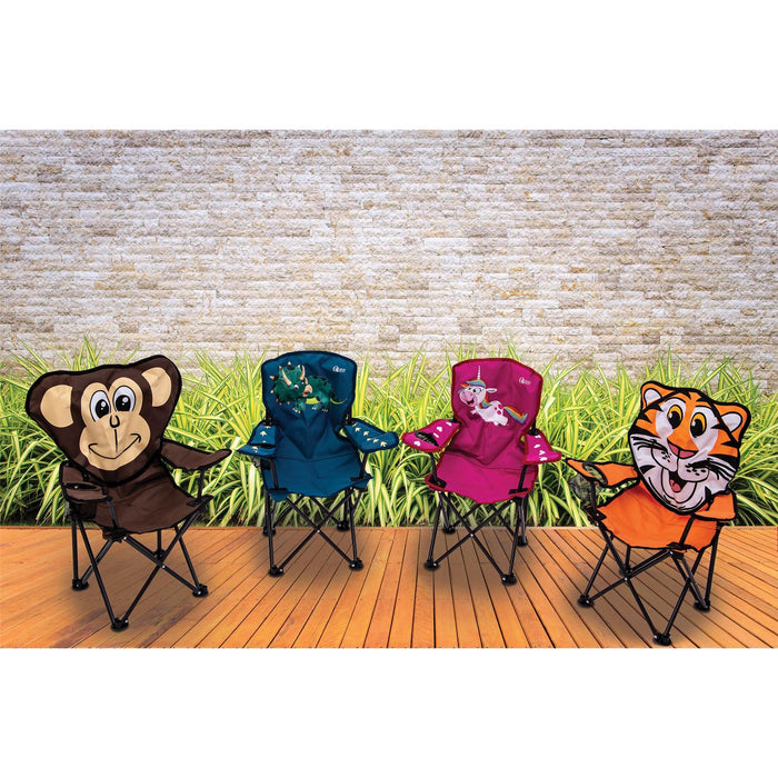 Quest Childrens Monkey Fun Folding Chair 5203m - Quest - Van Life Living