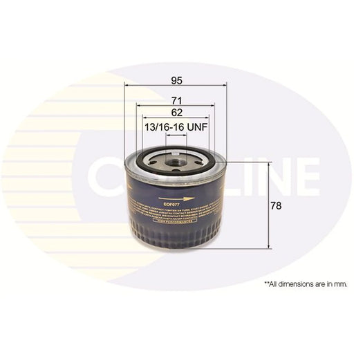 Comline Engine Oil Filter EOF077