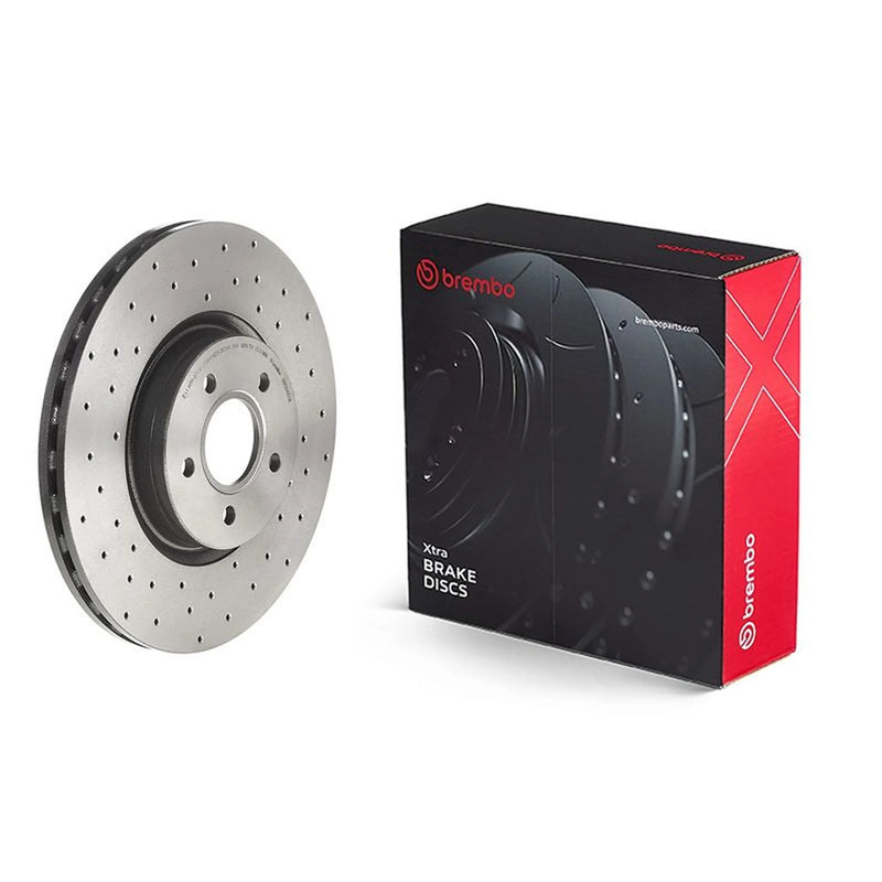 Brembo Xtra 2 x Perforated/Vented Front Brake Discs 09.C542.1X-x2
