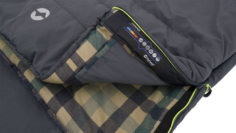 Outwell Camper Grey Single Sleeping Bag - Outwell - Van Life Living