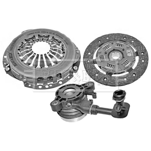 Borg & Beck Clutch Kit Set 3pc HKT1196