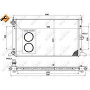 NRF Engine Radiator 50592