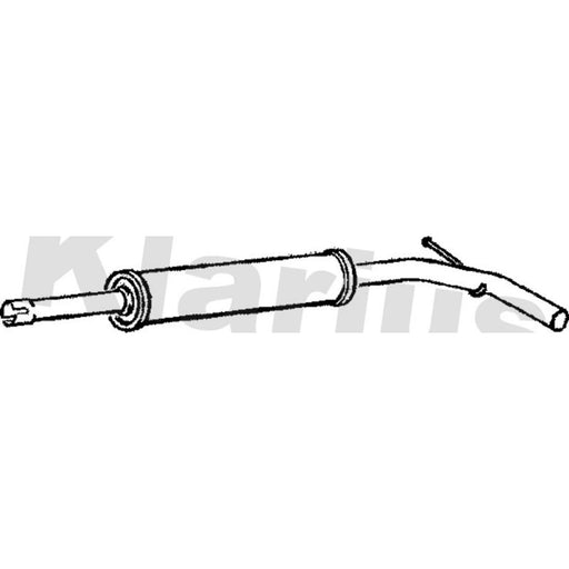 Klarius Box With Centre Pipe Centre VW565E