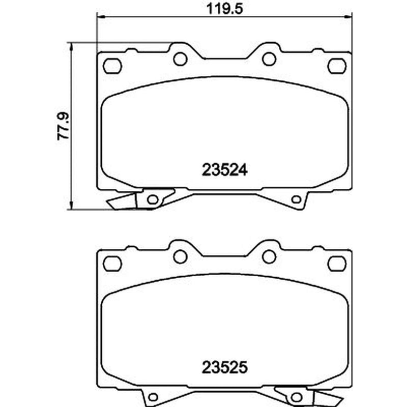 Mintex Front Brake Pad Set MDB1906