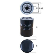 Mahle Engine Oil Filter OC 273