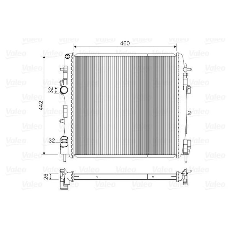 Valeo Engine Radiator 734922