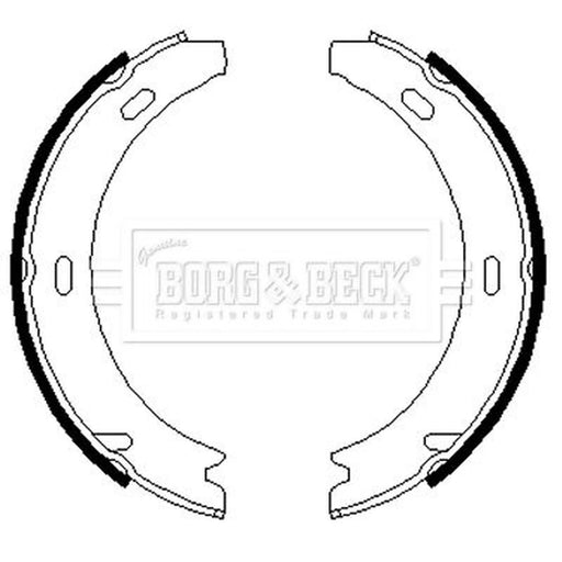 Borg & Beck Parking Brake Shoe Set BBS6219