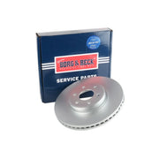 Borg & Beck 2 x Vented Front Brake Discs BBD6222S-x2