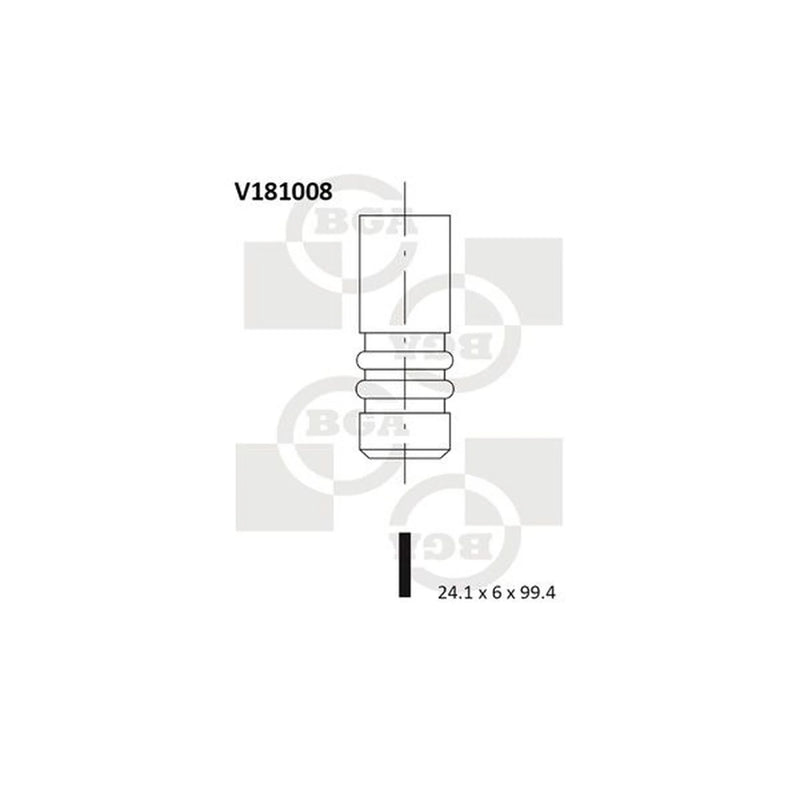 BGA Engine Exhaust Valve Head V181008