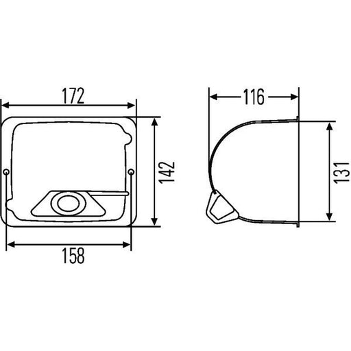 Hella Housing Gr 9BG Right 9BG 127 426-001