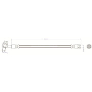 Juratek Brake Hydraulic Hose Line Right JBH1391