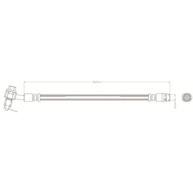 Juratek Brake Hydraulic Hose Line Right JBH1391
