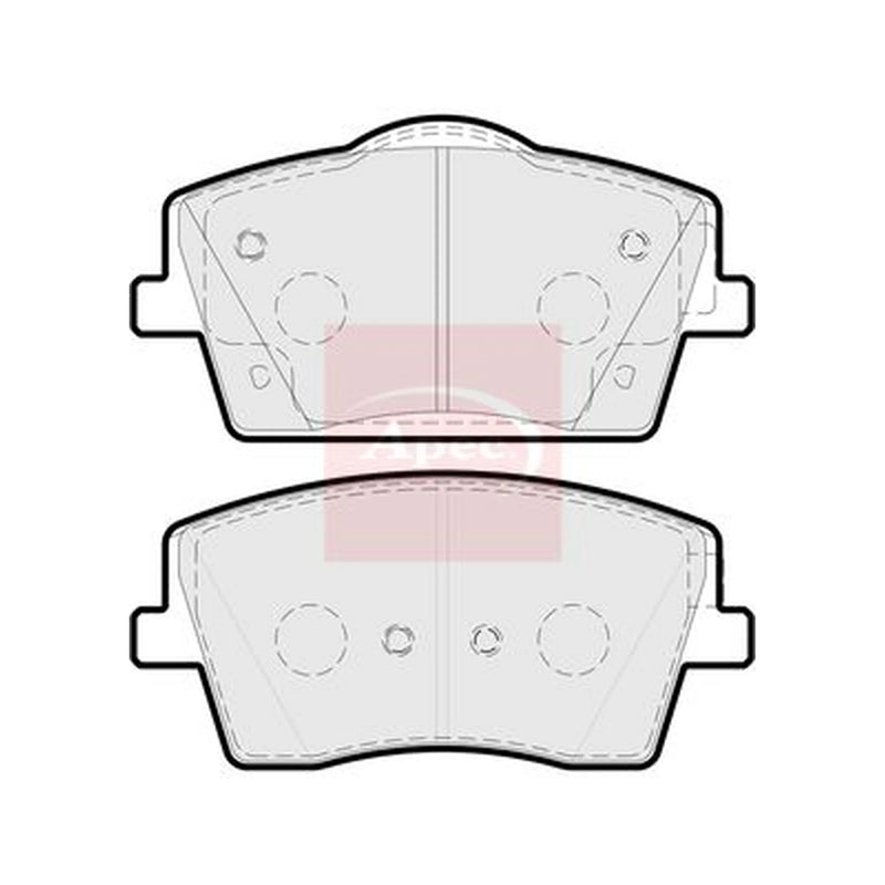 Apec Front Brake Pad Set PAD2249