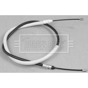 Borg & Beck Handbrake Cable Left Rear BKB3049