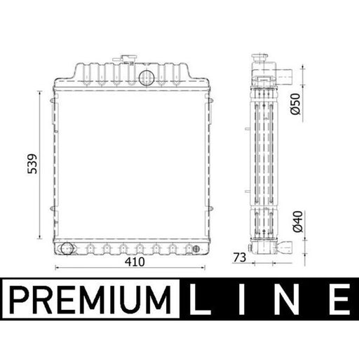 Mahle Engine Radiator CR 2300 000P