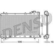 Denso Engine Radiator fits Subaru Forester 2002-2008 2.0 2.5