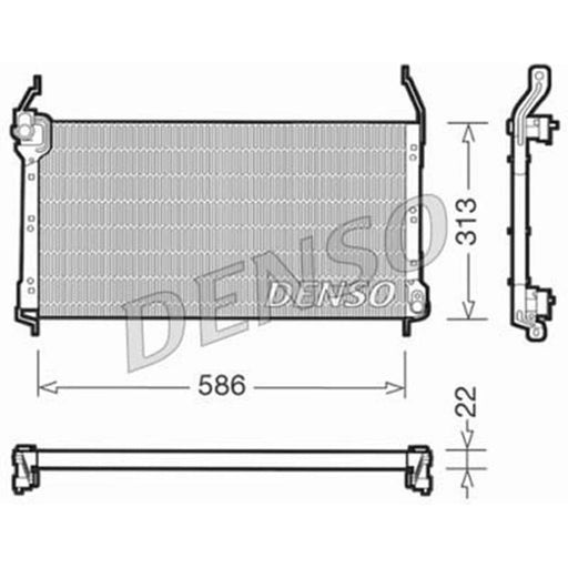 Denso Air Conditioning Condenser DCN09014