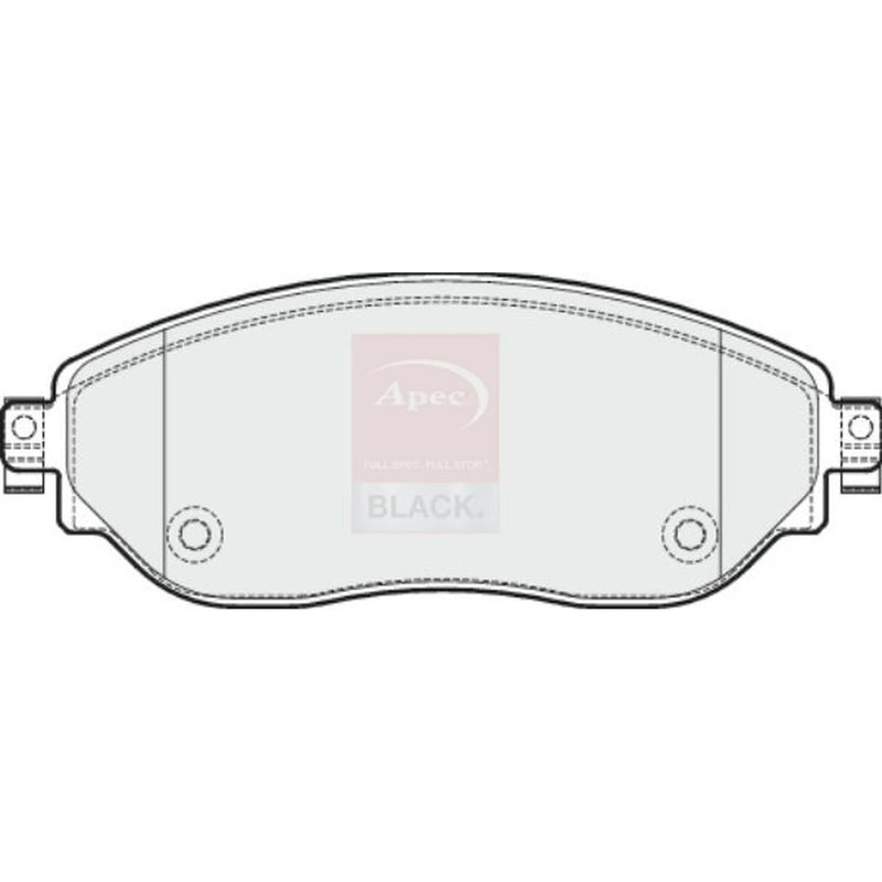 Apec Front Brake Pad Set PAD2047B