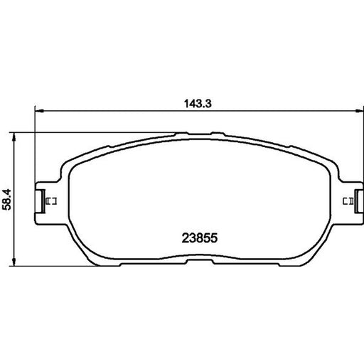 Mintex Front Brake Pad Set MDB2311