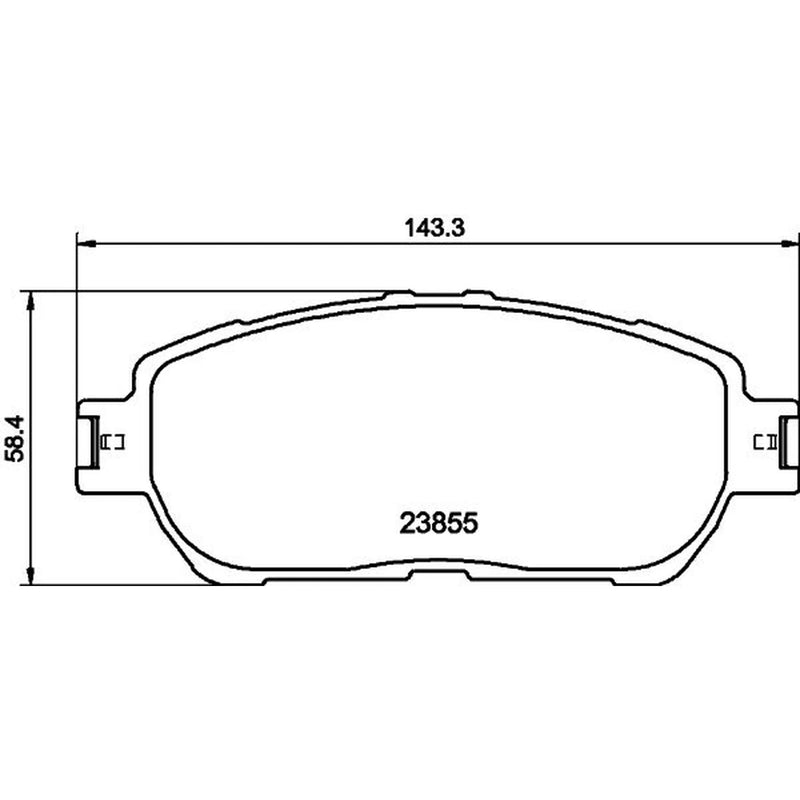 Mintex Front Brake Pad Set MDB2311