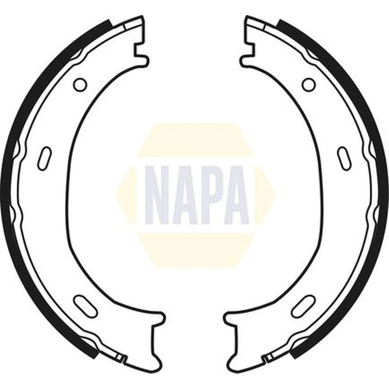 NAPA Parking Brake Shoe Set NBS5010