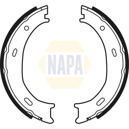 NAPA Parking Brake Shoe Set NBS5010