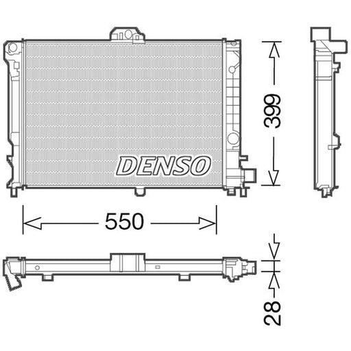 Denso Engine Radiator DRM25010