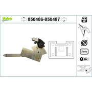 Valeo Electric Window Regulator Lifter Left Front 850486