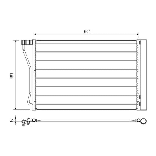 Valeo Air Conditioning Condenser 814388