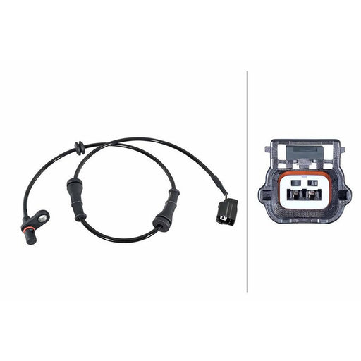 Hella ABS Wheel Speed Sensor Rear 6PU 358 252-291